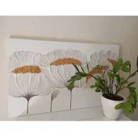 تابلو مدرن ومینیمال ،گل مرکزکریستال