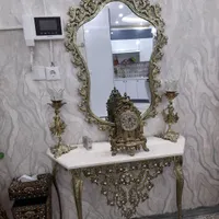 آینه و بوفه طرح برنز