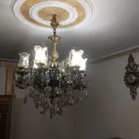 لوستر برنزی اصل رنگ شده به صورت آنتیک