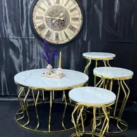جلو مبلی جلومبلی استیل طلایی و نقره ای فورتیک|مبلمان خانگی و میز عسلی|اردبیل, |دیوار