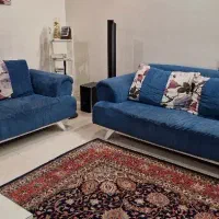 مبلمان راحتی ۷ نفره سالم و میز جلومبلی راش جداگانه|مبلمان خانگی و میز عسلی|تهران, یوسف‌آباد|دیوار