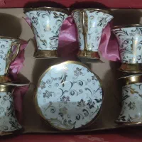ست 6نفره فنجون درجه یک  طلایی