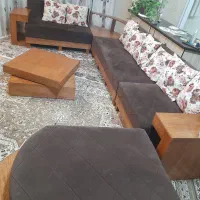 مبل راحتی ۷ نفره|مبلمان خانگی و میز عسلی|قم, بنیاد|دیوار