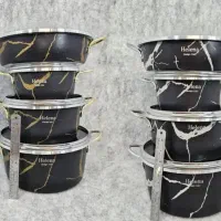 سرویس قابلمه هفت پارچه گرانیتی نچسب