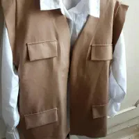 شومیز دوتیکه زنانه کاملا نو