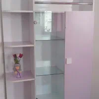 کمد بچه دخترونه وآباژور دخترونه وشیک|اسباب و اثاث بچه|ابهر, |دیوار