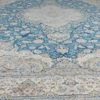 فرش 18متری 1500شانه تراکم 4500 آبی کاربنی