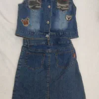 شلوار لی ، کت و دامن لی، دخترانه