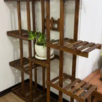 استند گل چوبی|کتابخانه، شلف، قفسههای دیواری|فرح آباد, |دیوار