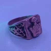 انگشتر مسی تاج شاهنشاهی|کلکسیون اشیاء عتیقه|حبیب آباد, |دیوار