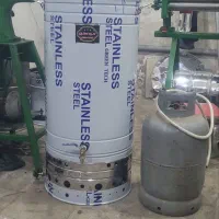 سماور بزرگ هیئتی استیل گازی و برقی