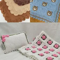 پتو نوزادی و کوسن مبل