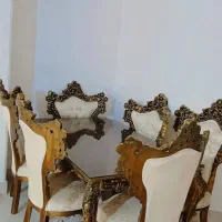 فروش یه عدد میز نهارخوری با صحفه شیشه ای|میز و صندلی غذاخوری|ساری, |دیوار