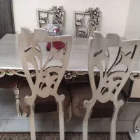 مبل 7 نفره و میز ناهار خوری 6نفره|مبلمان خانگی و میز عسلی|کرج, شاهین‌ویلا|دیوار