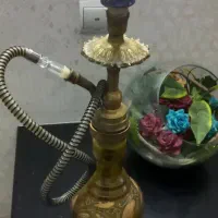 قلیون برنجی|صنایع دستی و سایر لوازم تزئینی|تهران, بلورسازی|دیوار