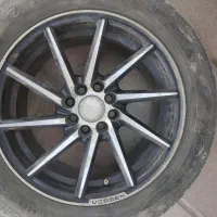 رینگ و لاستیک وسن چرخشی سایز 15بدونه تاب و جوش