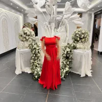 پیراهن ماکسی قرمز سایز ۴۲