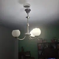 لوستر ۳ شعله استیل