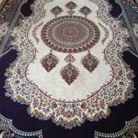 فرش ۱۲متری ۷۰۰شانه ۲۲۵۰تراکم نخ ابریشم نونو|فرش|خمینی‌شهر, |دیوار