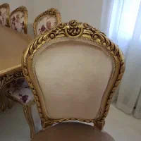 میز صندلی 8 نفره چوب گردو اصل|میز و صندلی غذاخوری|گرمدره, |دیوار