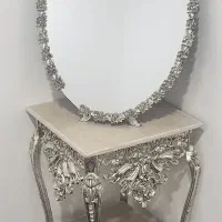 ست آینه و شمعدان به همراه ساعت