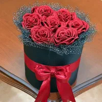 گل روبانی * ولنتاین * گل جاودان * هدیه* کادو