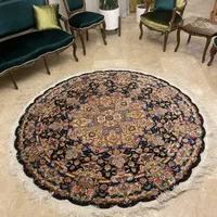 فرش دستبافت تبریزگرد۲در۲ سالاری۶۰رج چله ابریشم