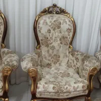 مبل سلطنتی نه نفره|مبلمان خانگی و میز عسلی|شاهرود, |دیوار