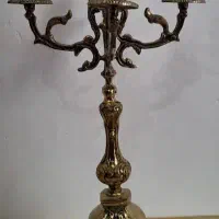 میز کنسول زیبا بدون آینه با دو شمعدان جذاب|بوفه، ویترین، کنسول|ارومیه, |دیوار