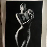 تابلو نقاشی کاملا دستی