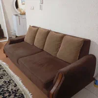 مبل هفت نفره دو عدد کاناپه و دو عدد تکی  روکش زیپ|مبلمان خانگی و میز عسلی|شیراز, گلستان|دیوار
