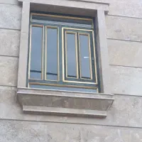درب چوبی با چهار چوب وسه عدد پنجره الومینیومی|مصالح و تجهیزات ساختمان|نورآباد, |دیوار