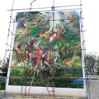 نقاشی دیوارنگاره و نگارگری|خدمات پیشه و مهارت|مشهد, جاهد شهر|دیوار