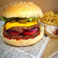برگر دستی خوشمزه