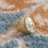 انگشتر قدمی جنس شم برنزی ترحه عکس امام حسین|بدلیجات|خوی, |دیوار