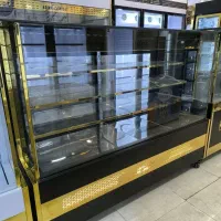 یخچال آکواریومی ویترینی شیرینی جام جم فروشگاهی