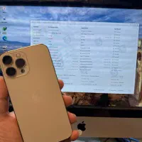 ایفون۱۳ پرومکس 256  ZA گلد درحد اک پلمپ