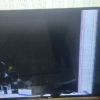تلوزیون سام ضربه خورده ال سی دی شکسته|تلویزیون و پروژکتور|رامند, |دیوار