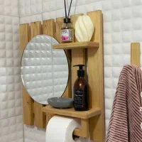 آینه حمام، کتابخانه، آویز لباس