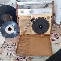 رادیو قدیمی لامپی ناسیونال سالم|کلکسیون اشیاء عتیقه|لولمان, |دیوار