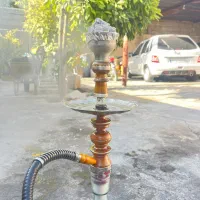 قلیان زرد قدیمی|کلکسیون و سرگرمی|زاگرس, |دیوار