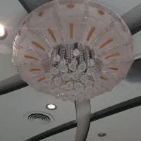 لوستر سقفی کریستالی کم کارکرد|لوستر و چراغ آویز|تبریز, |دیوار