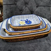 ست مرغ خوری گل پنبه