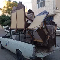 آژانس وانت بارحمل اثاثیه منزل باکارگر پیکان نیسان
