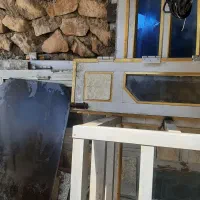 درب وپنجره الومنیوم درحدنوهمراه باشیشه|مصالح و تجهیزات ساختمان|بوشهر, |دیوار