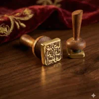 ساخت مهر برنجی