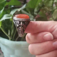 نقره نگین عقیق