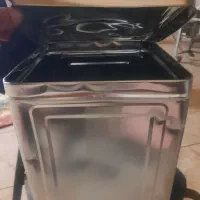 حلب آهنی تمیز و نو با درب