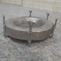 منقل قدیمی نقره عیار پایین قاجار