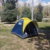 چادر عصایی مسافرتی ۶ نفره سایه بان دار کد ۴۰۴۴